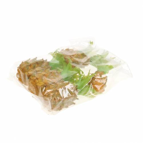 Product Mini pineapple artificial H6.5cm - 8cm 6 pcs