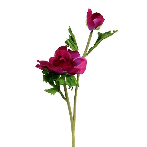 Floristik24 Artificial anemone Fuchsia 6pcs