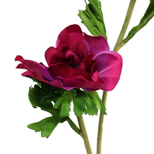 Floristik24 Artificial anemone Fuchsia 6pcs