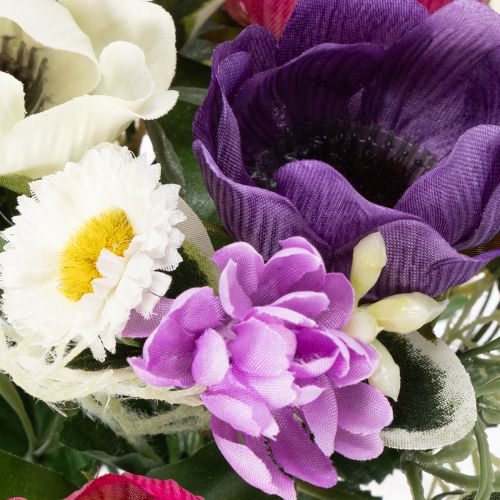 Product Artificial flower bouquet of anemones, spring decoration, versatile in a modern design, 26cm