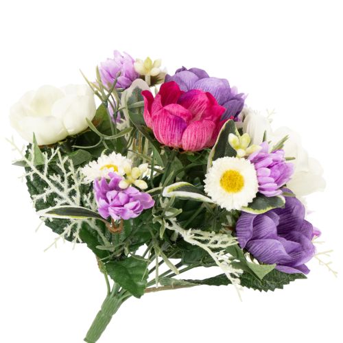 Product Artificial flower bouquet of anemones, spring decoration, versatile in a modern design, 26cm
