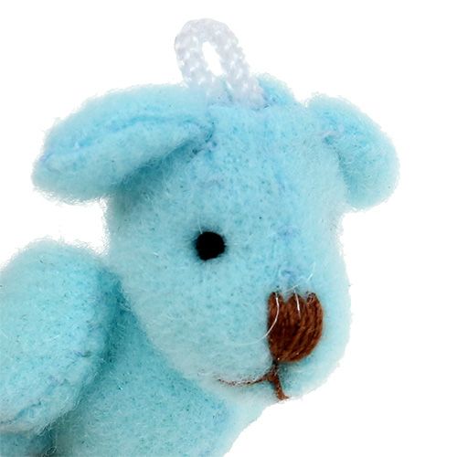 Product Pendant Bear Light Blue 3.8cm 12 pcs