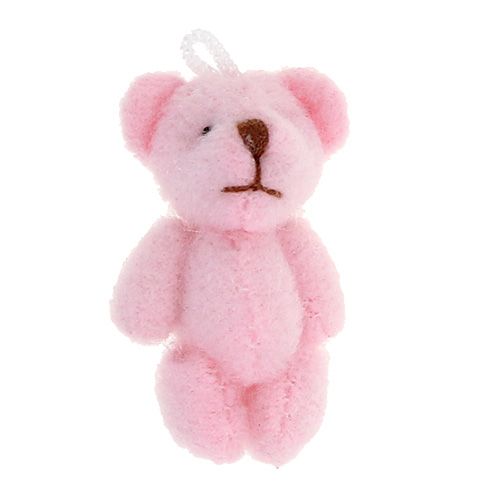 Floristik24 Pendant Bearchen Pink 3,8cm 12pcs