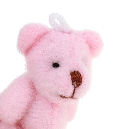 Floristik24 Pendant Bearchen Pink 3,8cm 12pcs