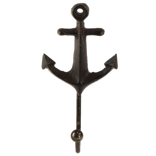 Floristik24 Wall hook wall decoration metal anchor maritime 6.5x5x13cm