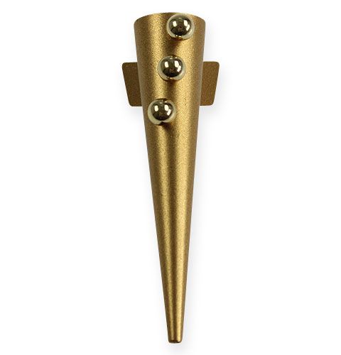 Floristik24 Wedding pin with magnet, matt gold 7cm