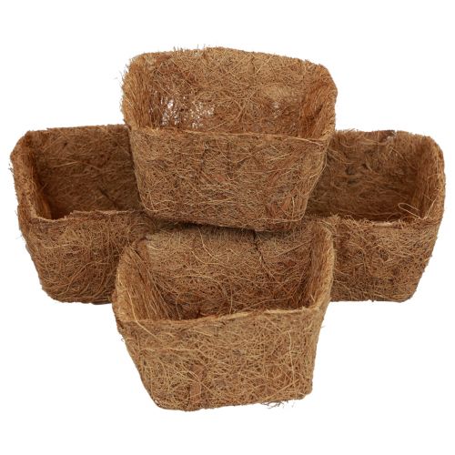 Product Cultivation pots coconut fiber flower pot natural material coconut plant pot 11cm 12pcs