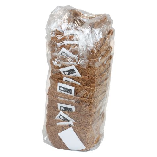 Product Growing pots coconut fibre flower pot natural material coconut plant pot 11cm 12pcs