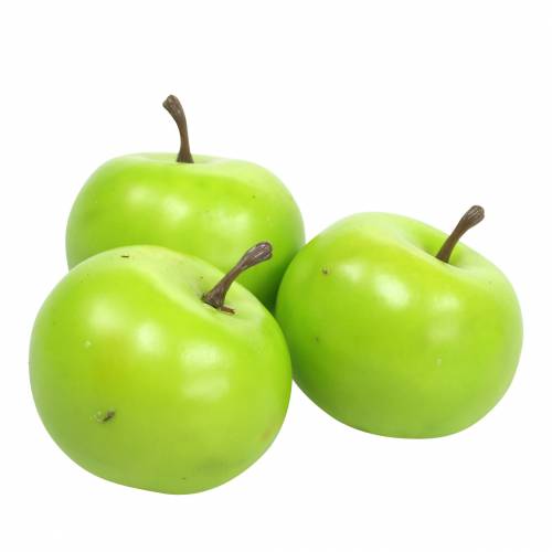 Floristik24 Mini apple artificial green Ø4cm 24pcs