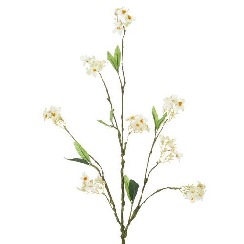 Floristik24 Apple blossom branch, artificial flower branch, white, 65cm, 1 piece