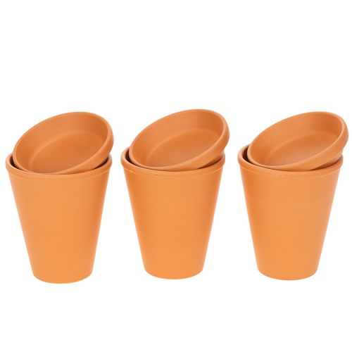Aquasafe water reservoir with insect drinking trough for garden, balcony, terrace, 12cm, 3 pieces