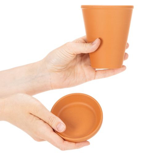Aquasafe water reservoir with insect drinking trough for garden, balcony, terrace, 12cm, 3 pieces | Floristik24.co.uk