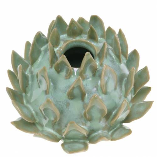 Floristik24 Decorative vase art shock ceramic green Ø9.5cm H9cm