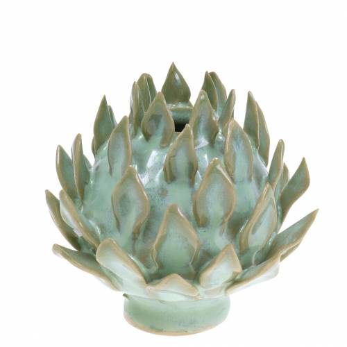 Floristik24 Decorative vase art shock ceramic green Ø9.5cm H9cm