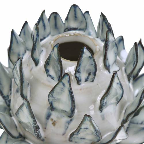 Product Decorative vase art shock ceramic blue, white Ø9.5cm H9cm