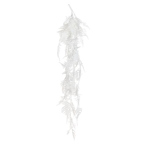 Floristik24 Asparagus artificial asparagus fern white glitter winter decoration 105cm