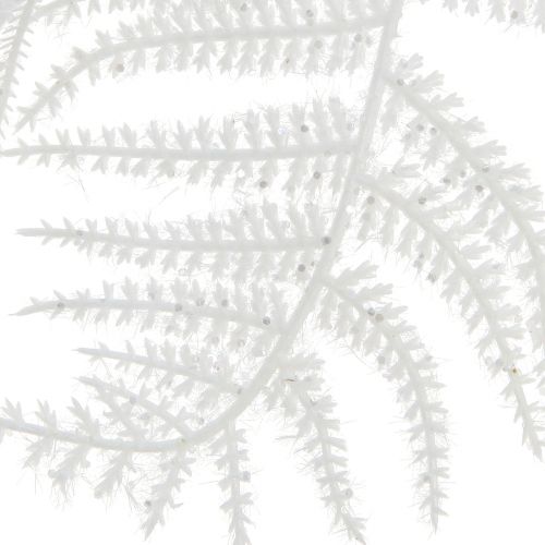 Floristik24 Asparagus artificial asparagus fern white glitter winter decoration 105cm