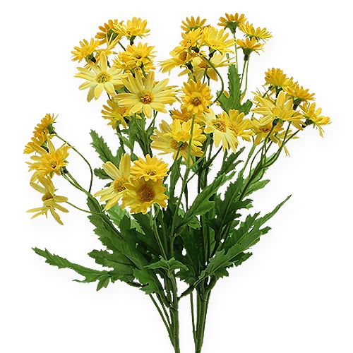 Floristik24 Deco branch Marguerite Yellow 43cm 4pcs