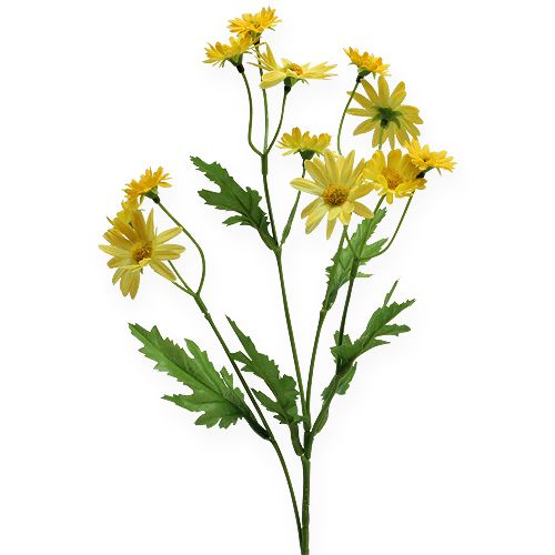 Product Deco branch Marguerite Yellow 43cm 4pcs