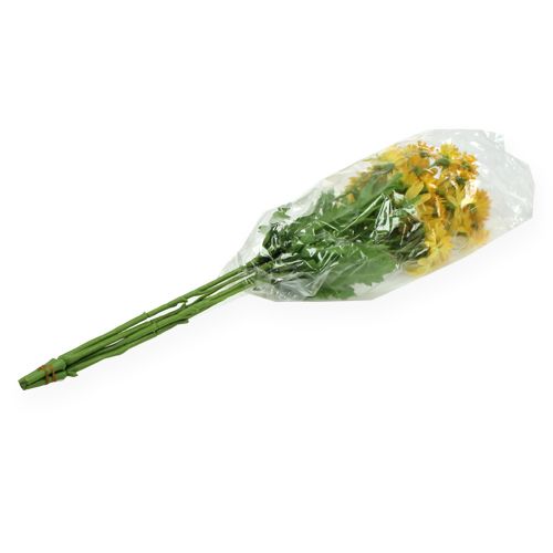 Floristik24 Deco branch Marguerite Yellow 43cm 4pcs