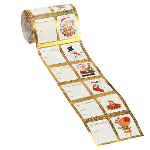 Floristik24 Stickers Christmas Gift Stickers Labels 5.5cm 60 pcs