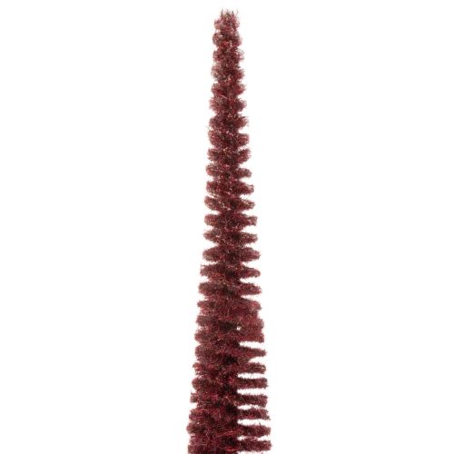 Decorative Christmas tree, slim tree figure on a wooden base, 60cm | Floristik24.co.uk