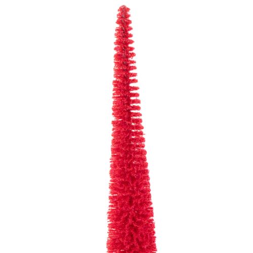 Decorative narrow Christmas tree, artificial Christmas tree on wooden base, 40cm, 3 pieces | Floristik24.co.uk