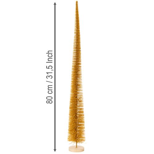 Decorative slim Christmas tree, tall Christmas tree decoration, 80cm | Floristik24.co.uk