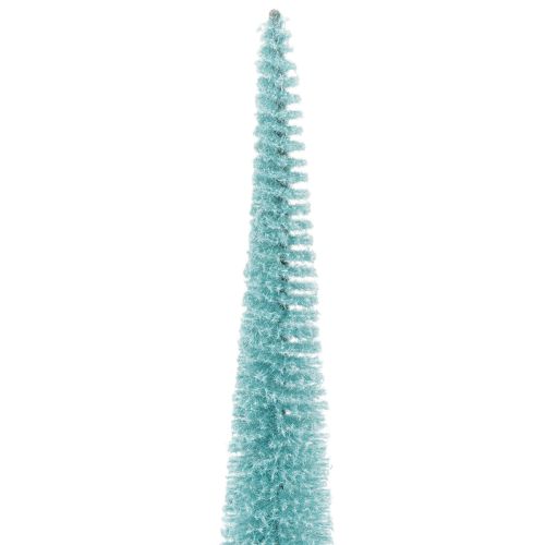 Artificial Christmas tree, slim, with wooden base, 40cm | Floristik24.co.uk