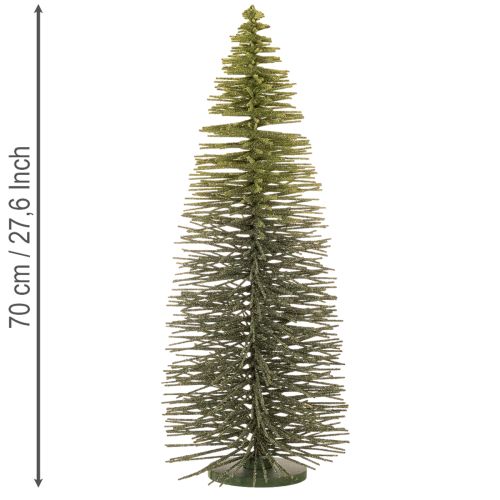 Artificial green Christmas tree for winter decoration, 70cm | Floristik24.co.uk
