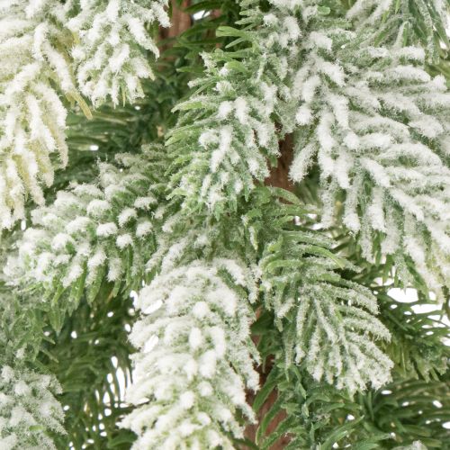 Artificial fir tree with snow decoration, winter and Christmas, 95cm | Floristik24.co.uk