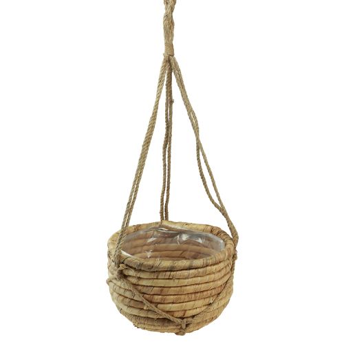 Product Basket for hanging water hyacinth natural 25/31cm set of 2