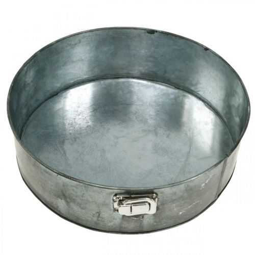 Product Planter, decorative baking pan, springform pan for planting, metal decoration Ø24cm H7.5cm