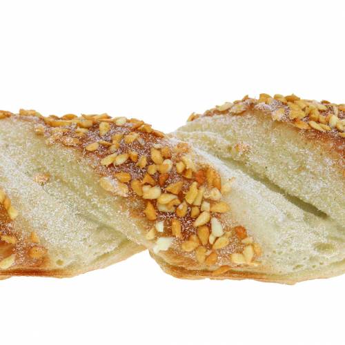 Floristik24 Sesame stick and poppy seed stick artificial food dummy assorted 25cm 2pcs