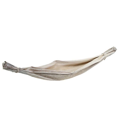 Floristik24 Banana leaf White washed natural decoration 66cm