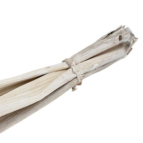 Floristik24 Banana leaf White washed natural decoration 66cm