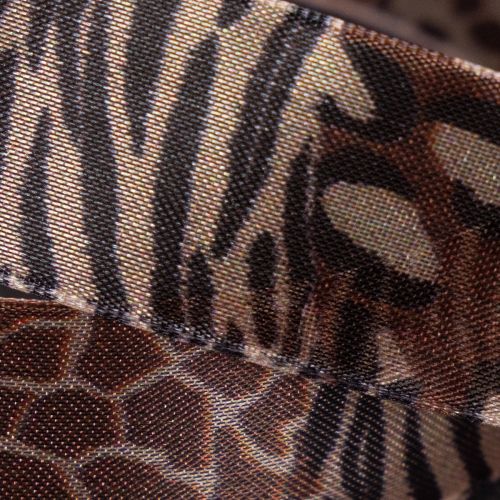 Dekorative Ribbon with Leopard Print 25mm x 20m Polyester Gift and Craft Band | Floristik24.co.uk