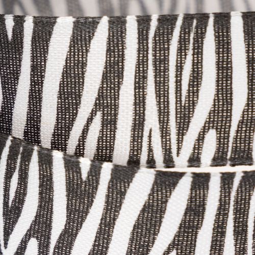 Gift ribbon with zebra print, 25mm wide, 20m long | Floristik24.co.uk