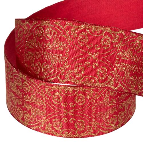 Festive Red and Gold Wired
