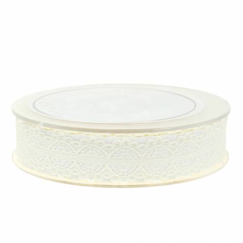 Product Lace ribbon cream 26mm 20m