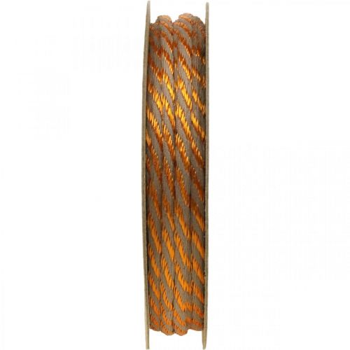 Floristik24 Cord, jewelry cord, gold cord Golden natural colors L20m Ø4cm