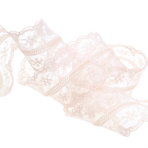 Product Lace ribbon vintage pink 40mm 20m