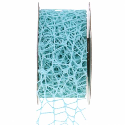 Product Deco ribbon mesh ribbon light blue Tiffany 40mm 10m
