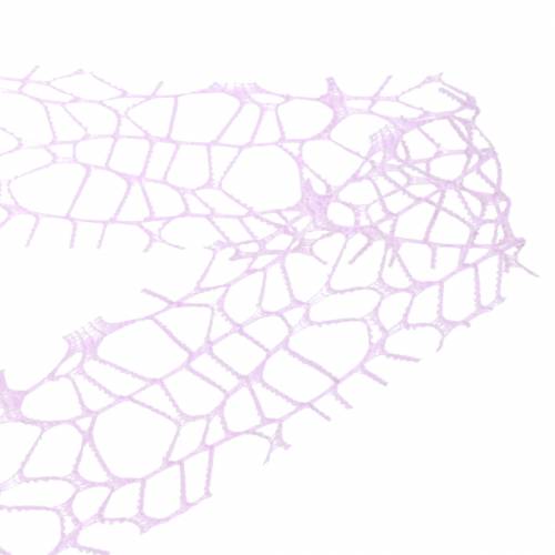 Product Gift ribbon net design lavender 40mm 10m