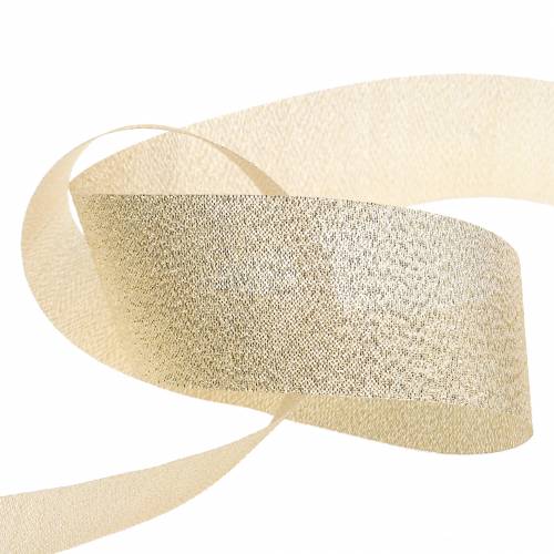 Product Decorative ribbon gold 40mm 20m