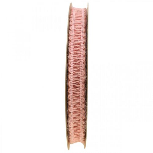 Decorative ribbon antique pink, lace ribbon, florist supplies, wedding W15mm L15m