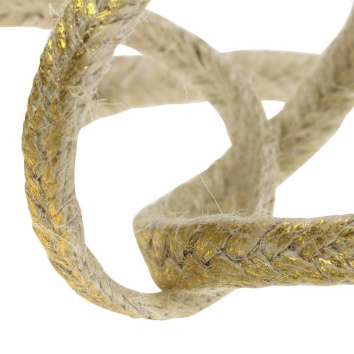 Product Cord Wide Jute Gold 10mm 4m