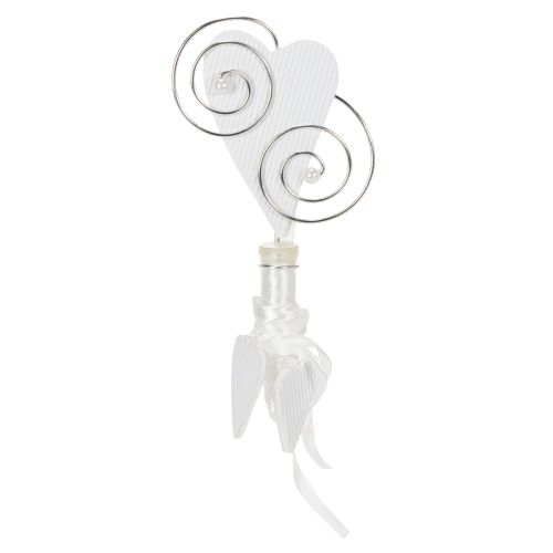 Product Bench hanger with tube and heart, 18cm, 6 pieces