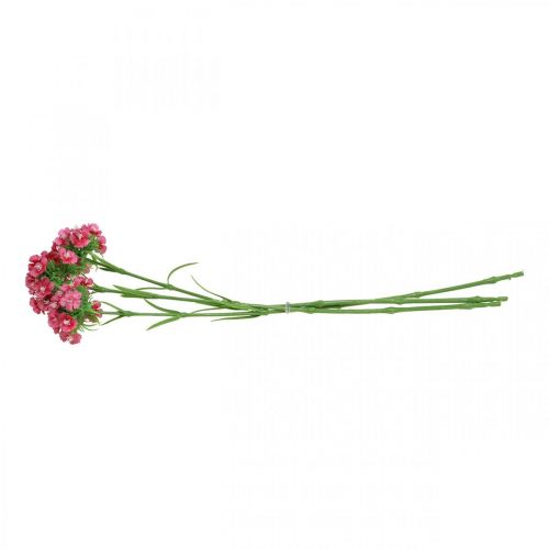 Product Artificial Sweet William Pink artificial flowers carnations 55cm bundle of 3pcs