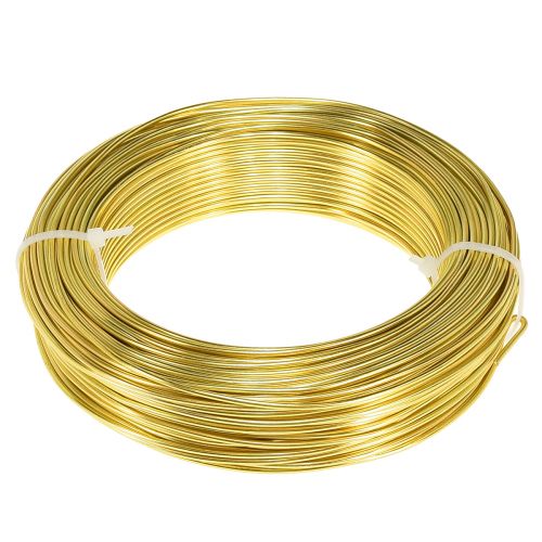 Craft wire gold aluminum wire for crafting Ø2mm L60m